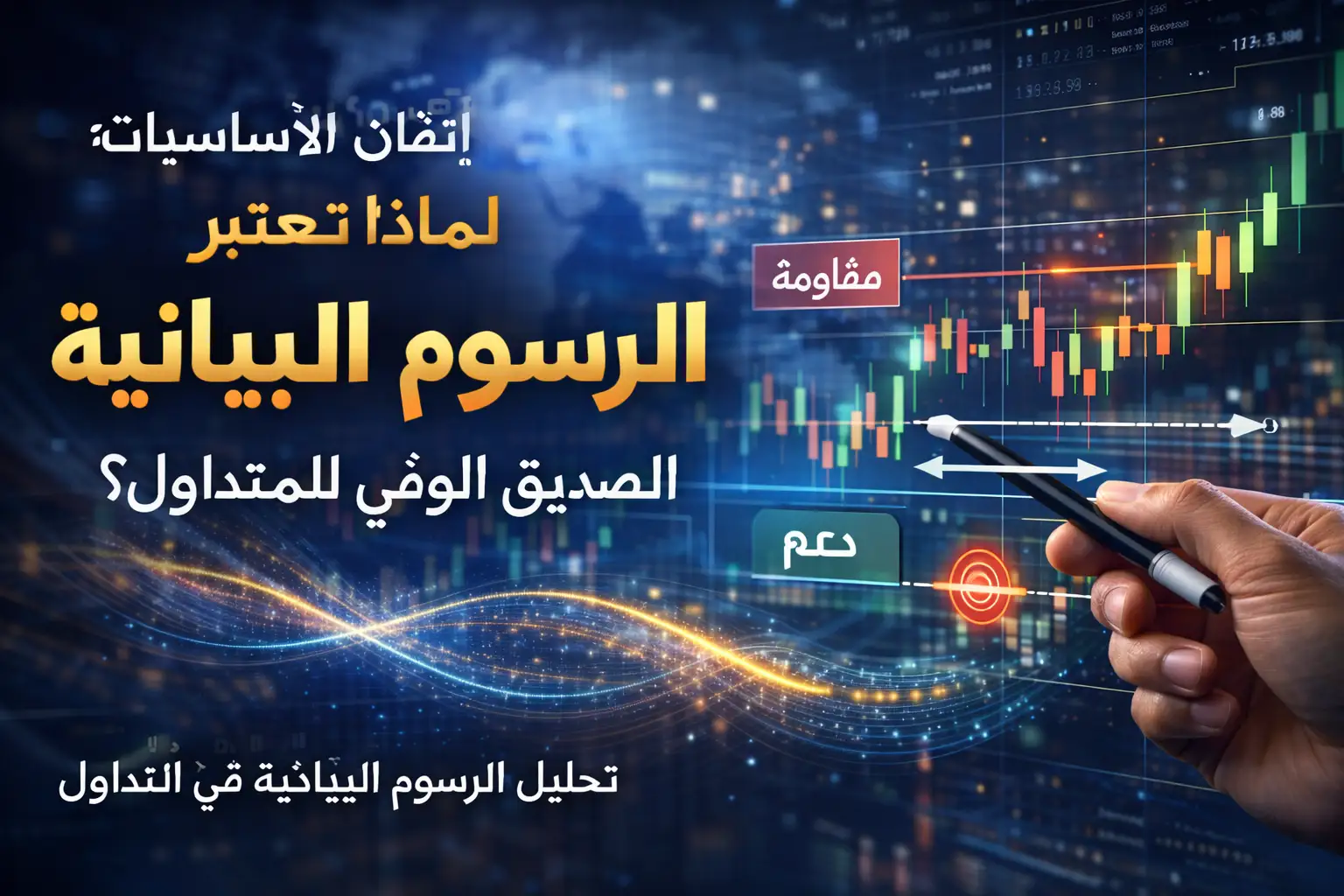 تحليل الرسوم البيانية في التداول وتحديد مستويات الدعم والمقاومة