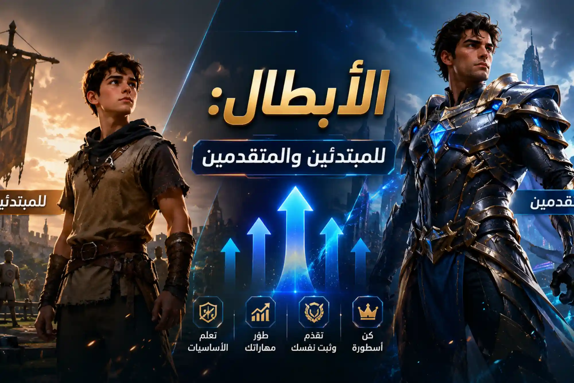 الأبطال للمبتدئين والمتقدمين