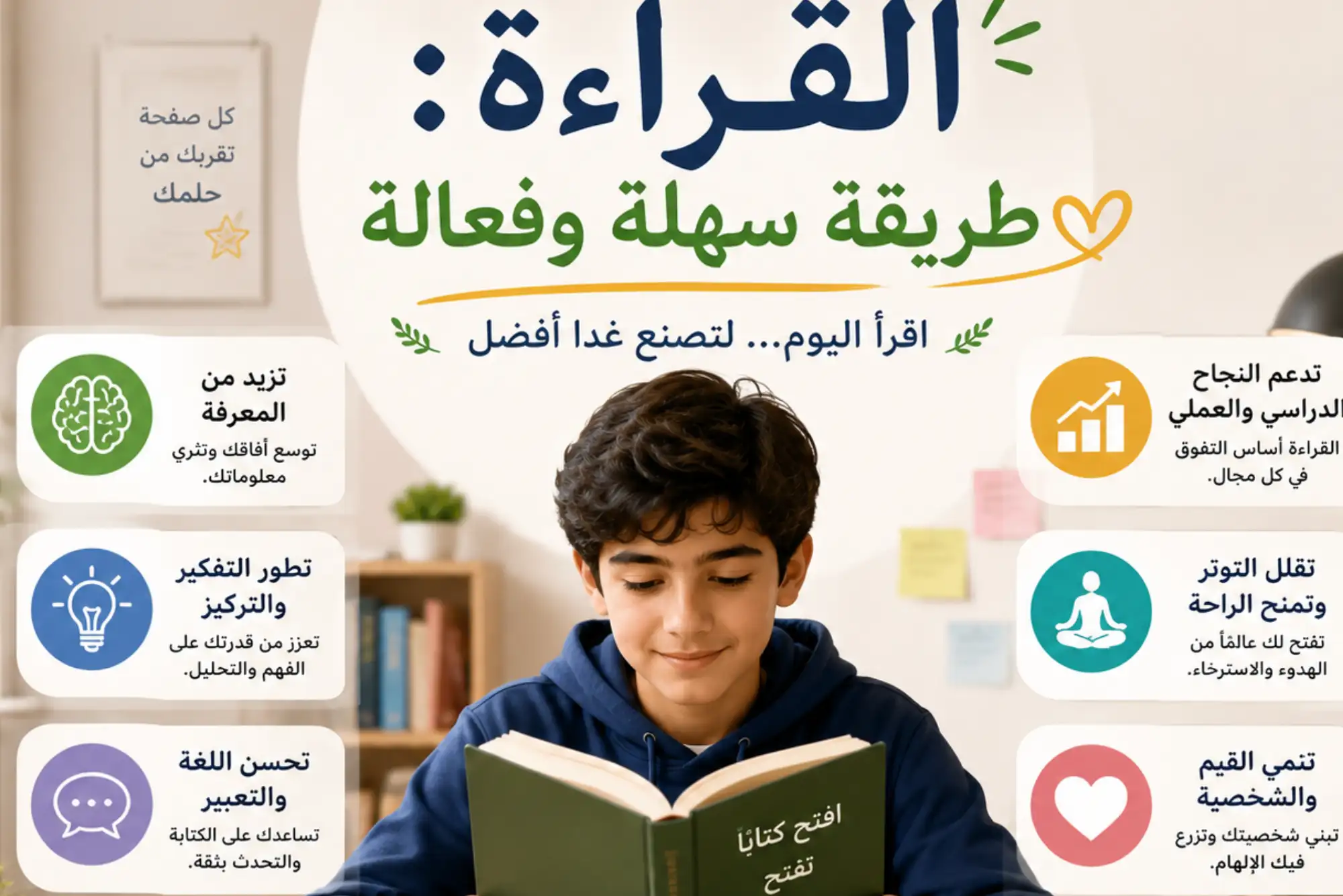 القراءة طريقة سهلة وفعالة