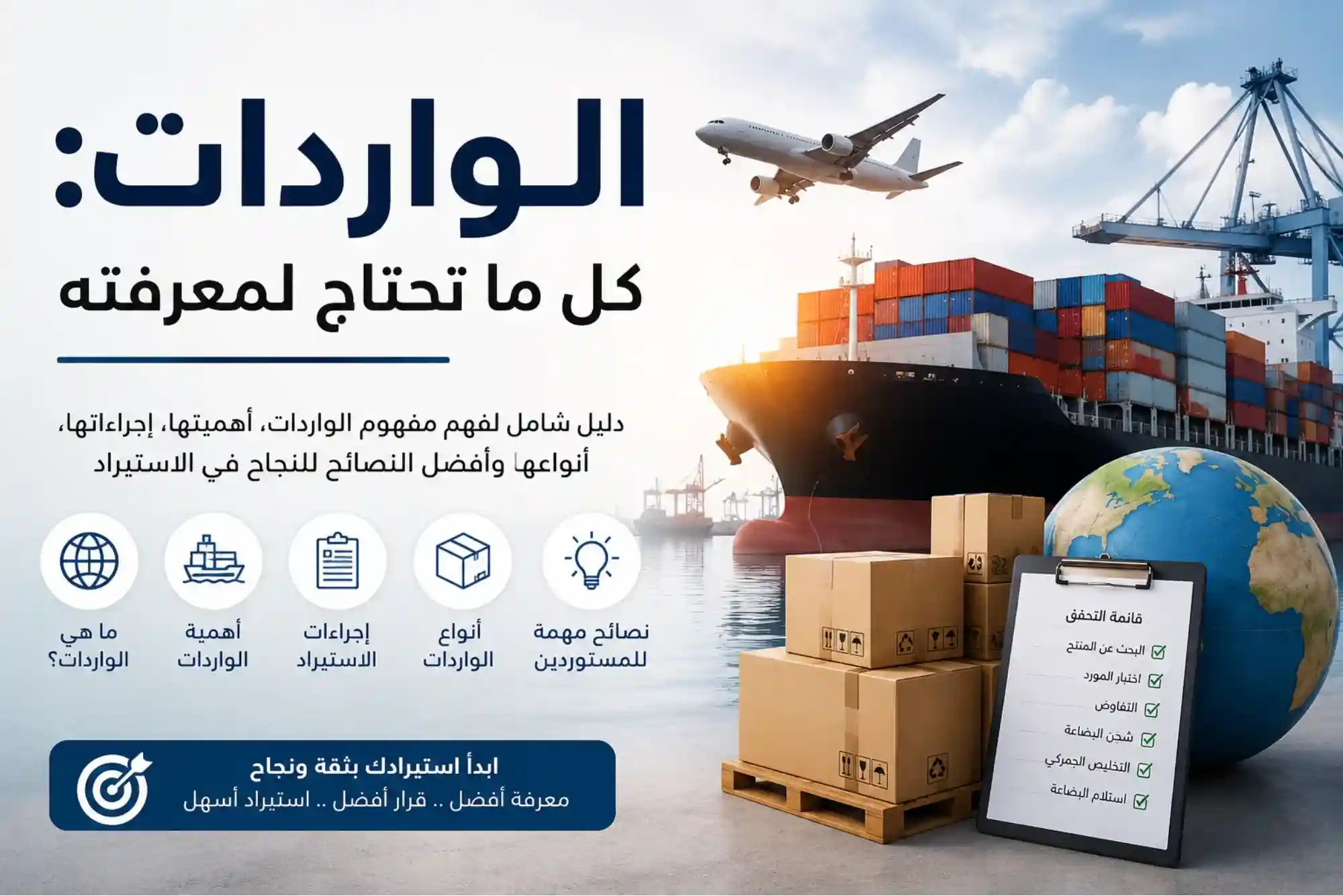 الواردات كل ما تحتاج لمعرفته